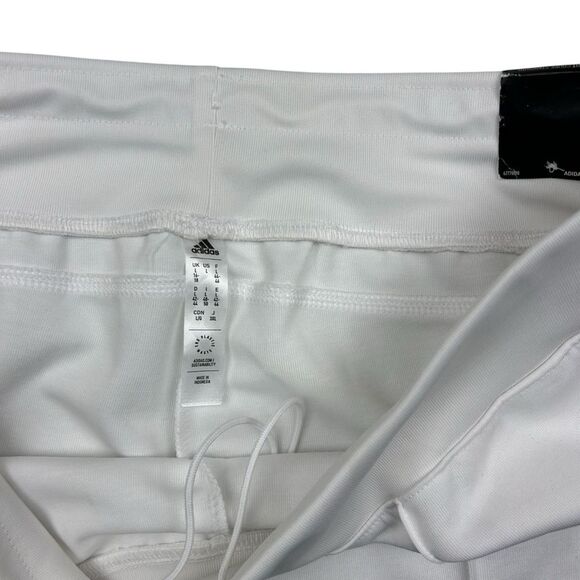 Adidas Women's Xpress Flare Wide Leg White Sweat Warm Up Pants Large NWT - Picture 5 of 8